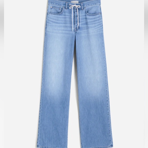 Madewell Low Slung Baggy Jeans: Airy Denim Edition - Picture 5 of 12